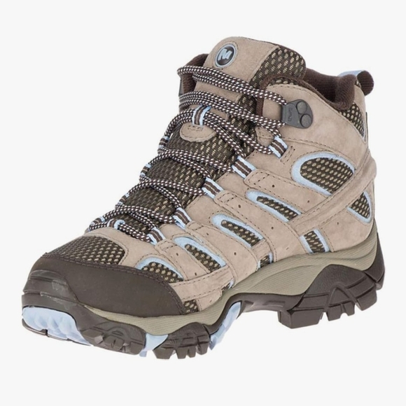 Merrell Moab 2 Mid Waterproof Women's Hiking Boots Brindle J99782 - Picture 5 of 8